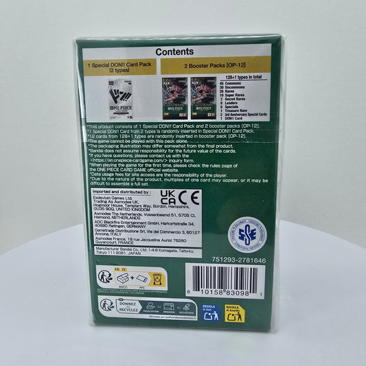 One Piece TCG: DP-08 Legacy of the Master Double Pack Set V8 Back