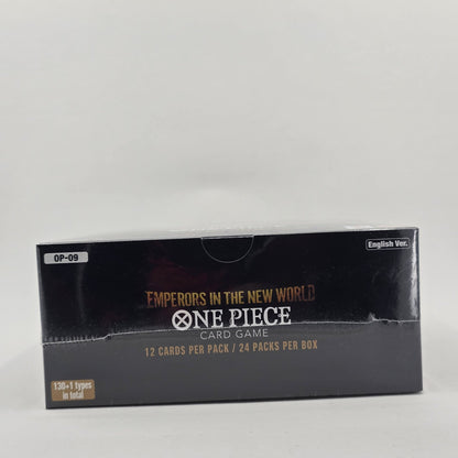 One Piece TCG: OP-09 Emperors in the New World English Booster Box Side