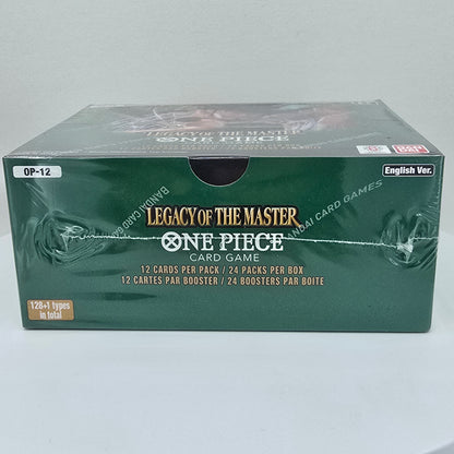 One Piece TCG: OP-12 Legacy of the Master English Booster Box Side