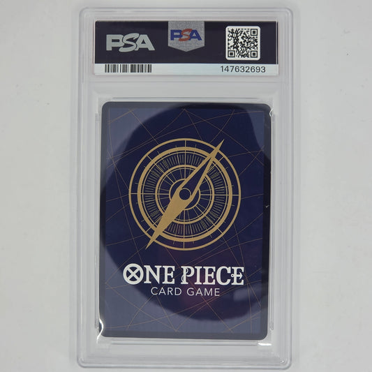 PSA 10 Monkey D Luffy 2025 One Piece 3rd Anniversary Tournament 3 Brothers Pack 147632693 Back