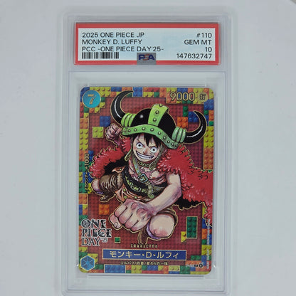 PSA 10 Monkey D Luffy 2025 One Piece Japanese Premium Card Collection One Piece Day '25 147632747 Front