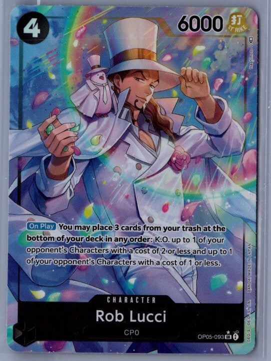 Rob Lucci OP05-093 Super Rare Alt Art Awakening of the New Era One Piece Front