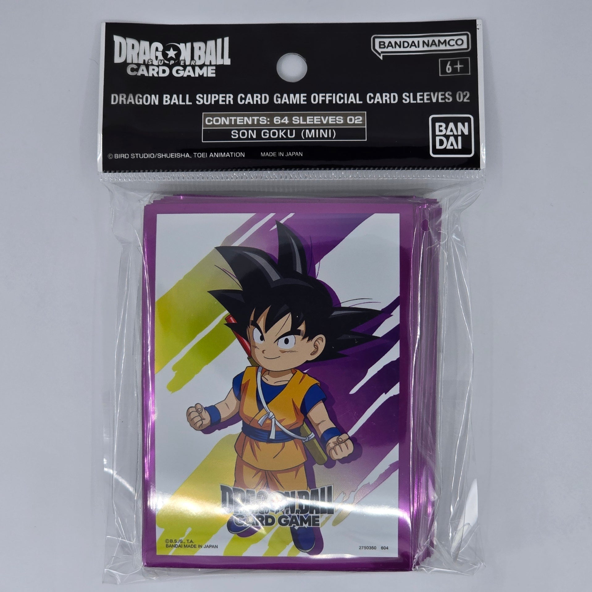 Son Goku (Mini) Dragon Ball Super TCG: Official Sleeves 02 Front