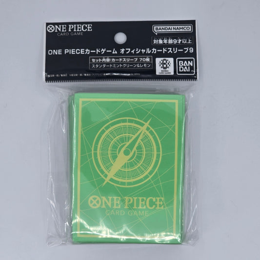 Standard Mint Green & Lemon One Piece TCG: Official Sleeves Front