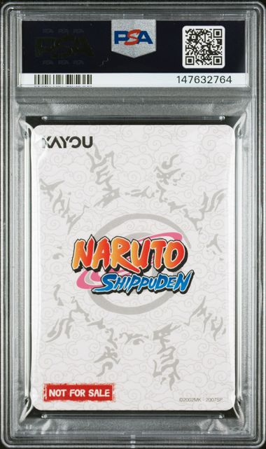 PSA GEM MT 10 Naruto Uzumaki Psa Magazine Exclusive 003 Kayou Naruto 147632764 (Back)