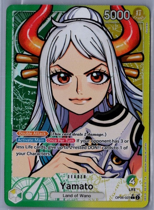 Yamato OP06-022 Leader Alt Art Wings of the Captain One Piece Front
