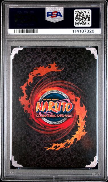 PSA MINT 9 Hinata Hyuga 1st Edition-Foil N658 Naruto Ccg Series 15: Foretold (Back)