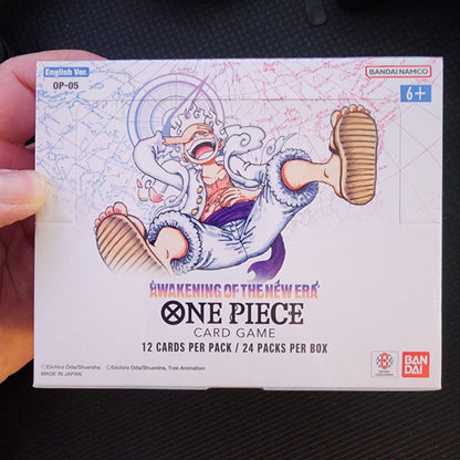 One Piece TCG: OP-05 Awakening of the New Era English Booster Box, Front