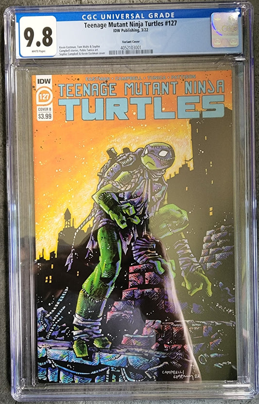 CGC 9.8 Teenage Mutant Ninja Turtles #127 Cover B Sophie Campbell & Kevin Eastman Cover