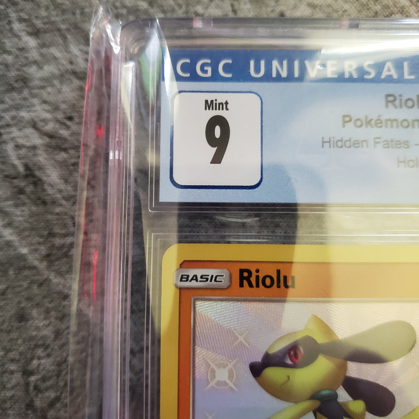 CGC 9 Riolu SV21 Holo Pokemon Hidden Fates