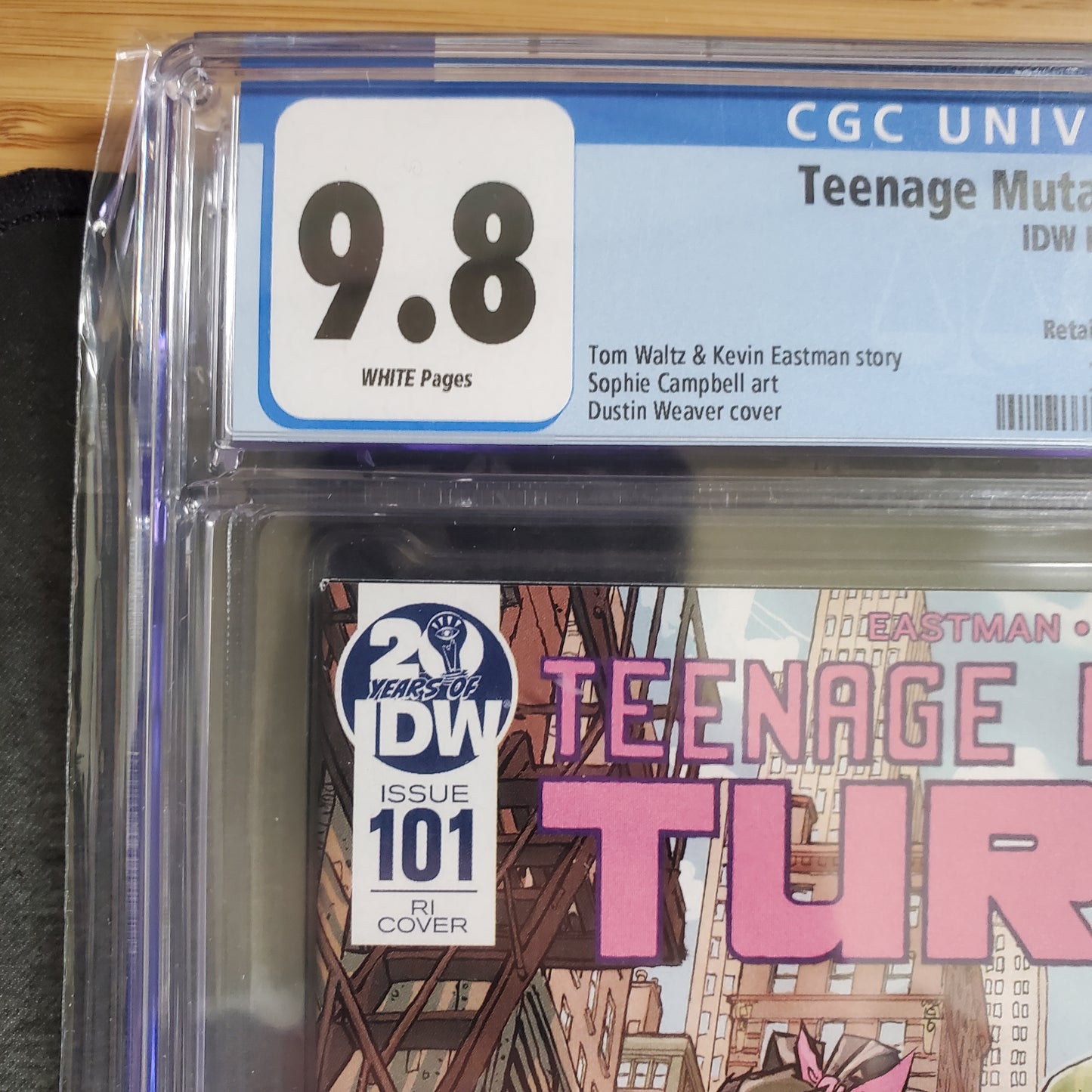 CGC 9.8 Teenage Mutant Ninja Turtles #101 IDW Publishing Retailer Incentive Edition