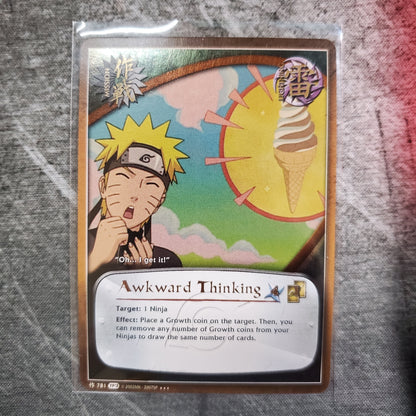 Awkward Thinking 781 Super Rare TP3 1st Edition Naruto CCG FNT Collectibles Awkward Thinking 781 Super Rare TP3 1st Edition Naruto CCG FNT Collectibles