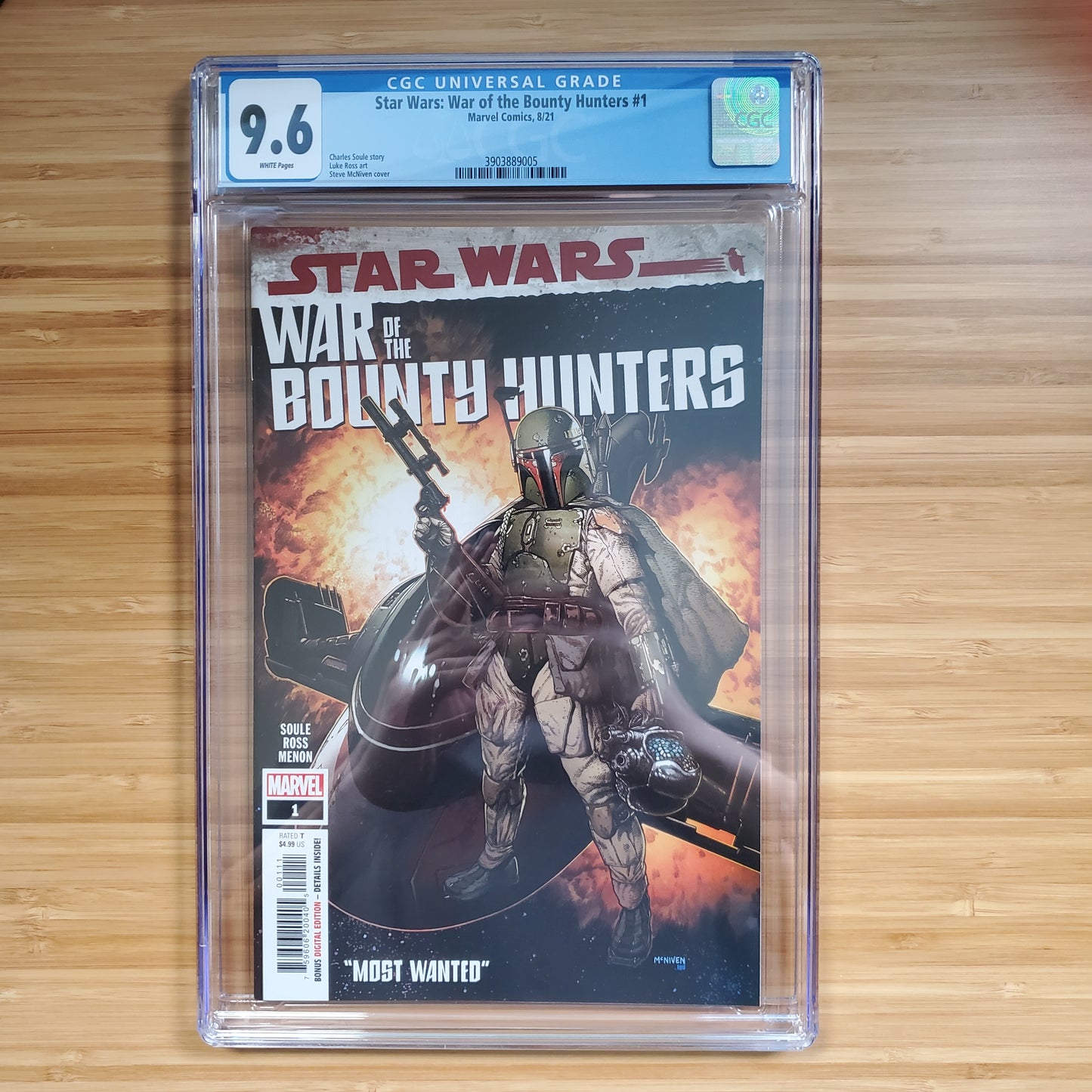 CGC 9.6 Star Wars: War of the Bounty Hunters (2021) #1 Marvel Comics