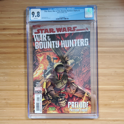 CGC 9.8 Star Wars: War of the Bounty Hunters Alpha (2021) #1 Marvel Comics