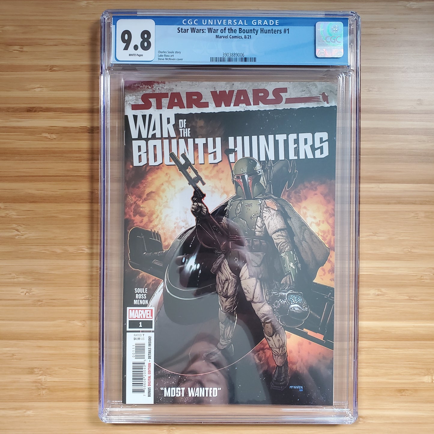 CGC 9.8 Star Wars: War of the Bounty Hunters (2021) #1 Marvel Comics