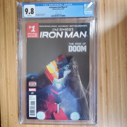 CGC 9.8 Infamous Iron Man (2016) #1 Marvel Comics