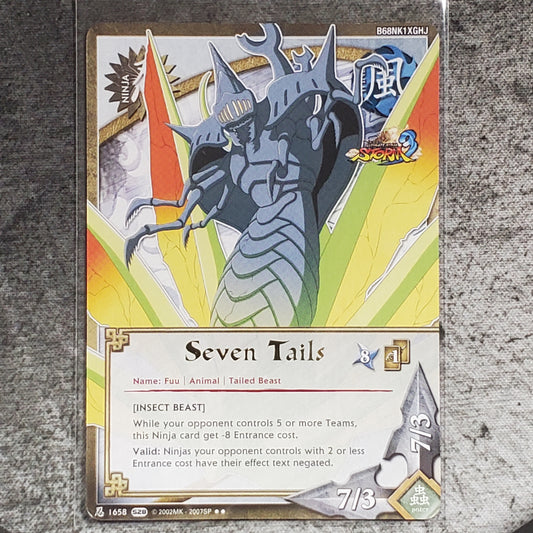 Seven Tails [Insect Beast] 1658 Rare S28 Ultimate Ninja Storm 3 Naruto CCG