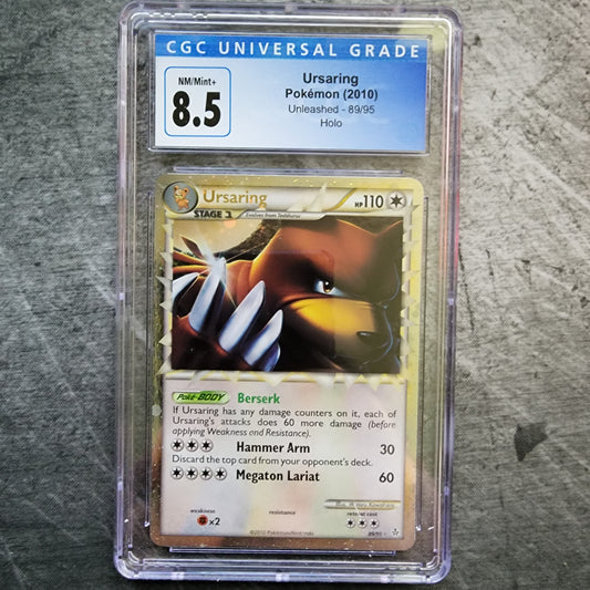 CGC 8.5 Ursaring 89/95 Prime Holo Pokemon Unleashed