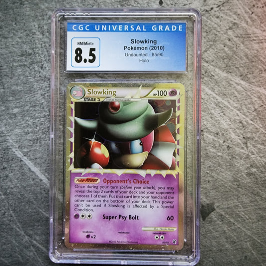 CGC 8.5 Slowking 85/90 Prime Holo Pokemon Undaunted