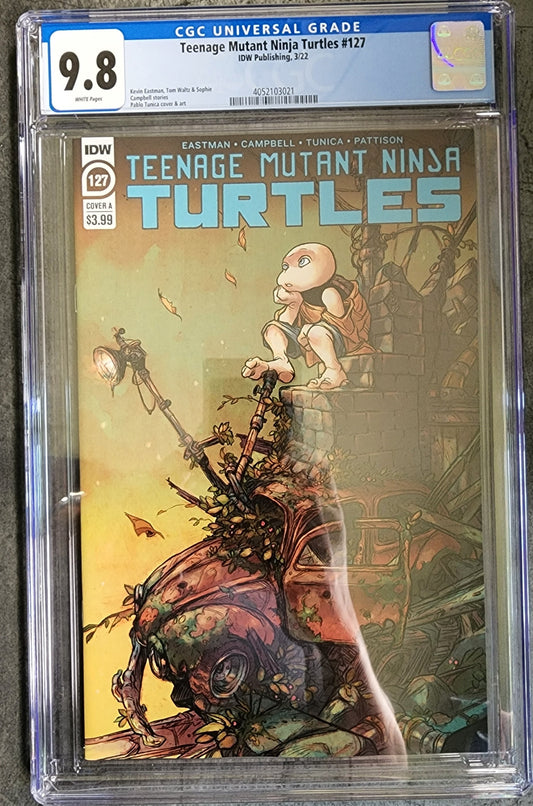 CGC 9.8 Teenage Mutant Ninja Turtles #127 Cover A Pablo Tunica cover