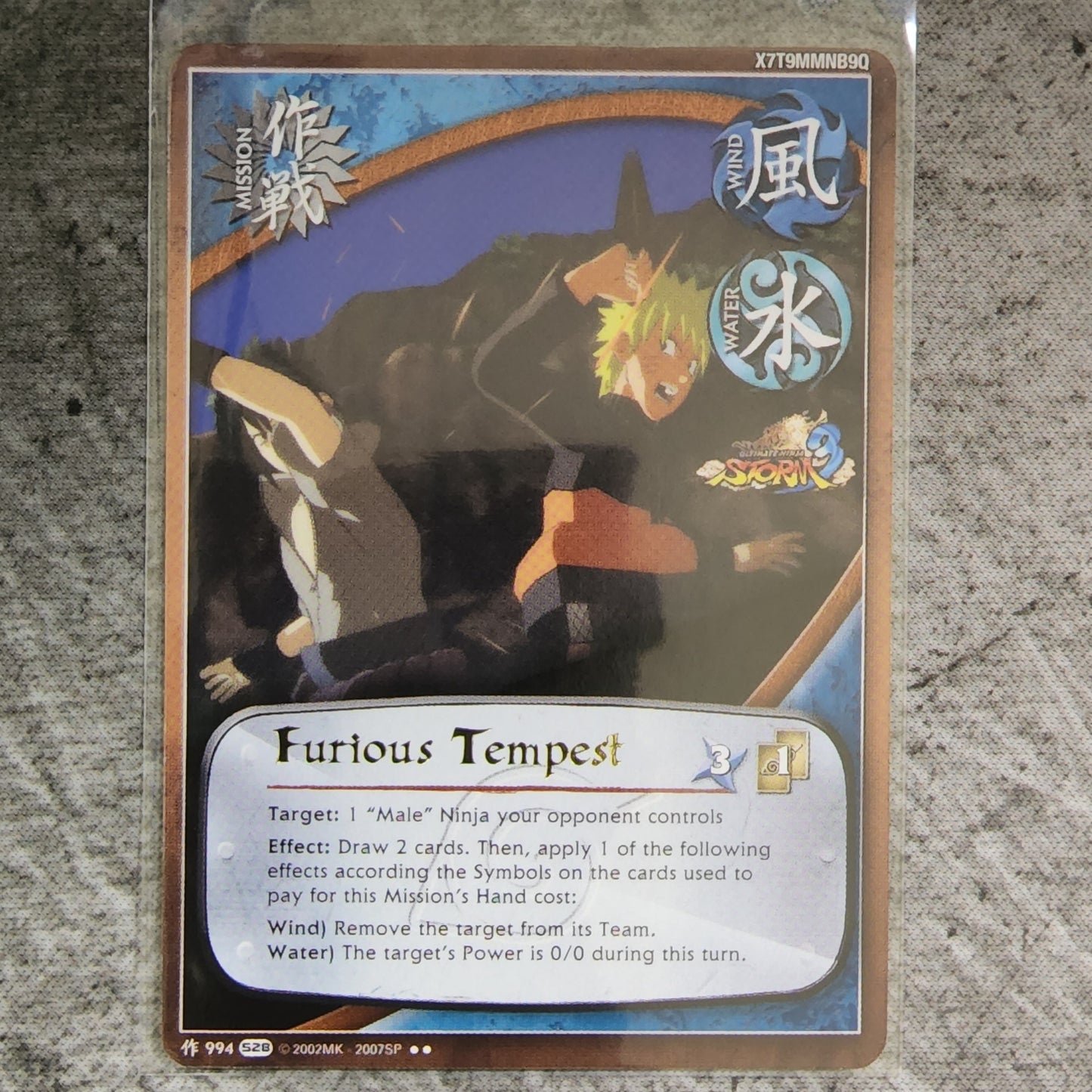 Furious Tempest Mission 994 Rare S28 Ultimate Ninja Storm 3 Naruto CCG