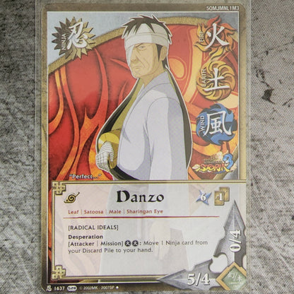 Danzo [Radical Ideals] Ninja 1637 Uncommon S28 Ultimate Ninja Storm 3 Naruto CCG