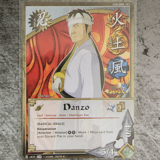 Danzo [Radical Ideals] Ninja 1637 Uncommon S28 Ultimate Ninja Storm 3 Naruto CCG