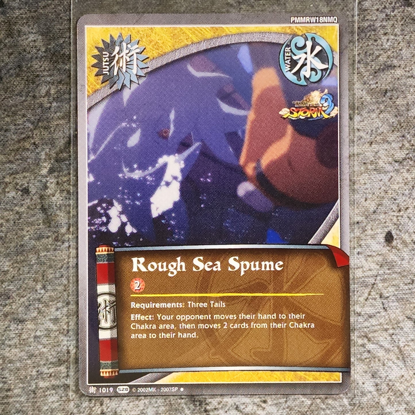Rough Sea Spume Jutsu 1019 Uncommon S28 Ultimate Ninja Storm 3 Naruto CCG