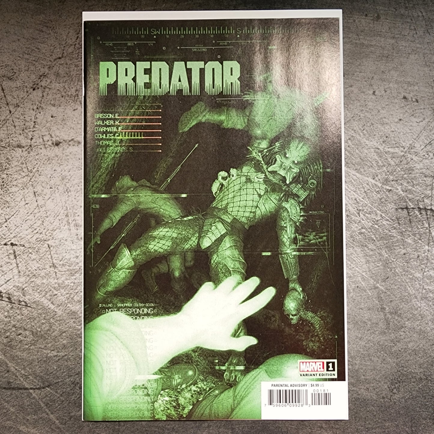 Predator #1 Rahzzah Cover Marvel Comics 08/22