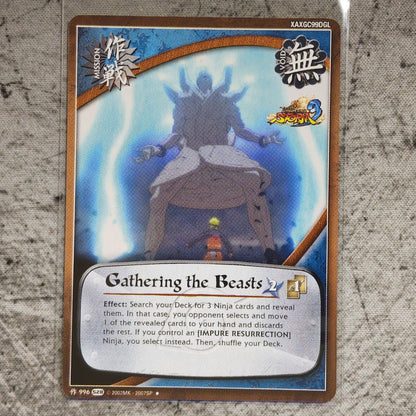 Gathering the Beasts Mission 996 Uncommon S28 Ultimate Ninja Storm 3 Naruto CCG