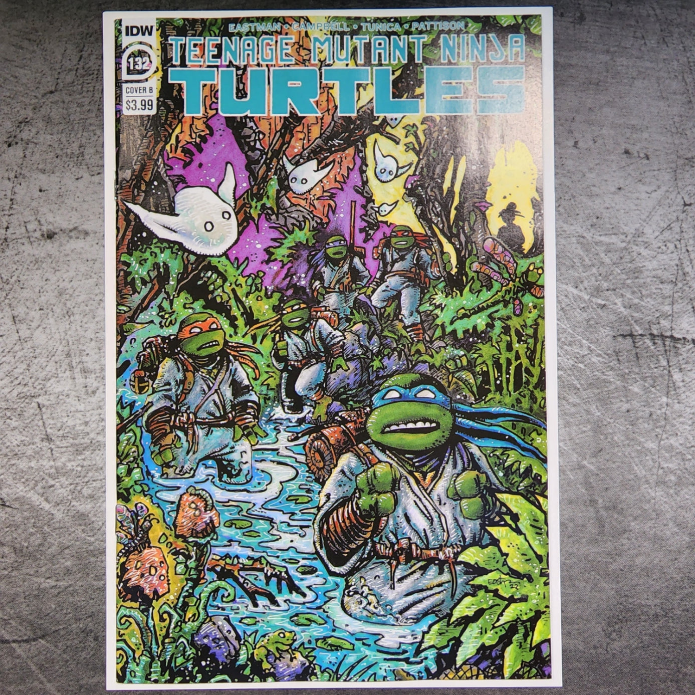 Teenage Mutant Ninja Turtles #132 TMNT Cover B Kevin Eastman NM IDW
