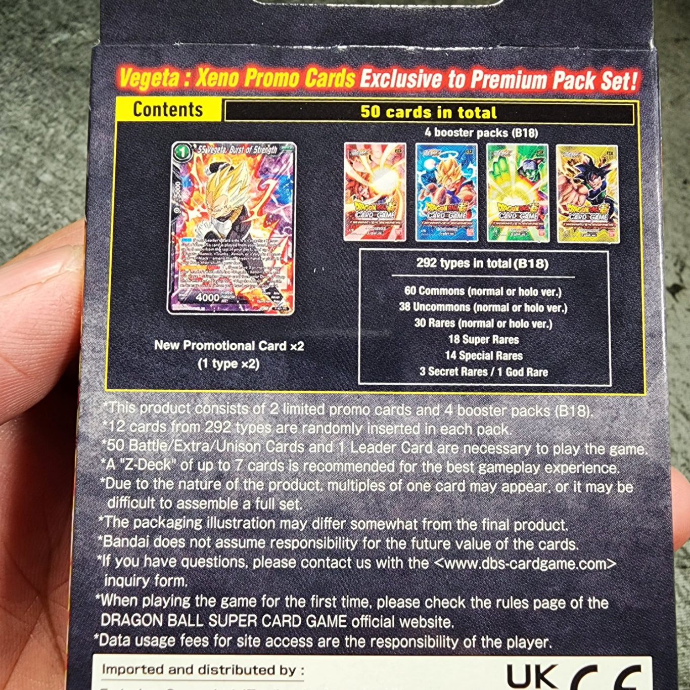 Dragon Ball Super CCG Dawn of the Z-Legends Premium Pack