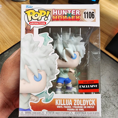 Hunter x Hunter Killua Zoldyck Godspeed Pop! Vinyl Figure - AAA Anime Exclusive