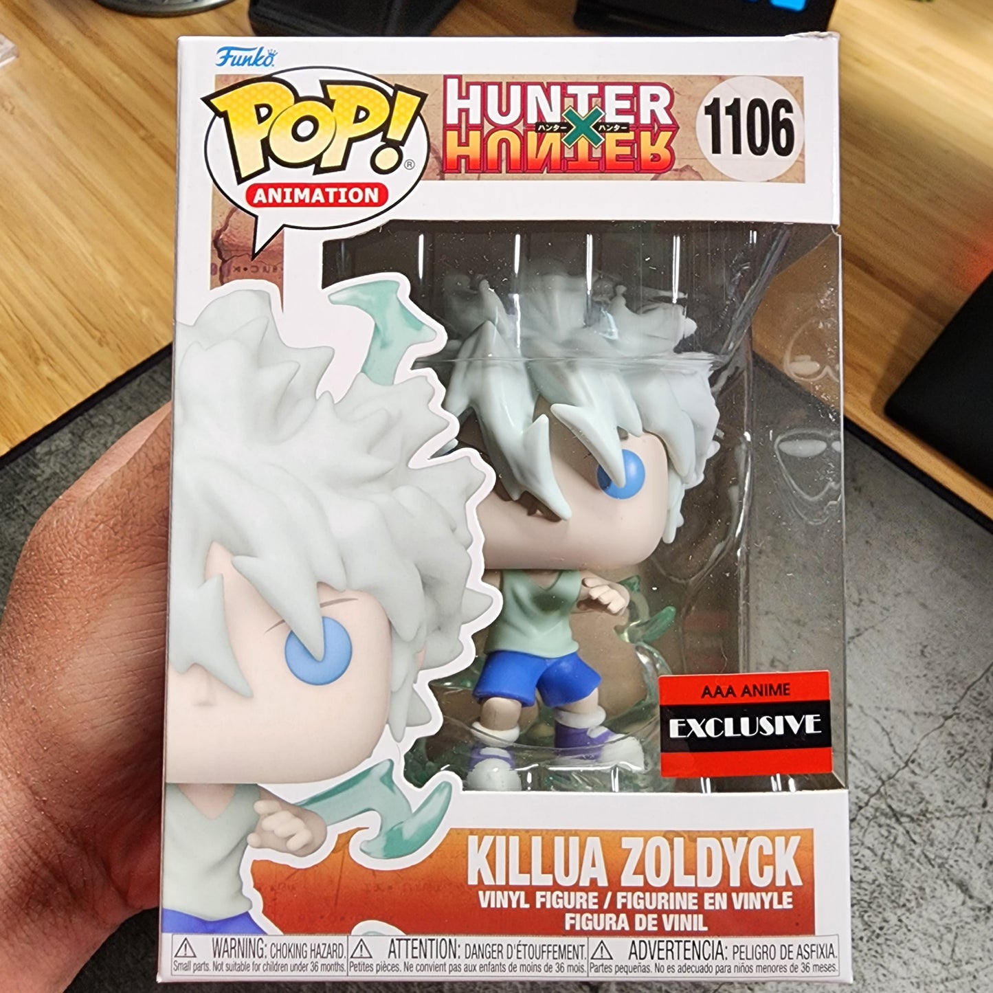Funko POP! Killua Zoldyck Godspeed Hunter X Hunter #1106 [AAA Anime]
