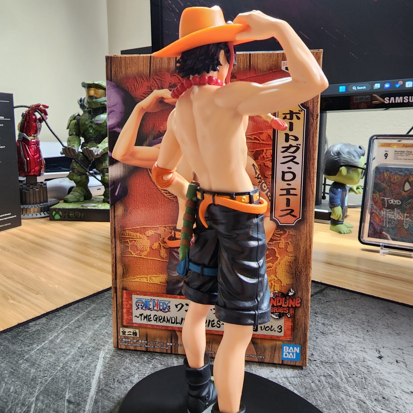 One Piece Portgas D. Ace The Grandline Series Vol. 3 Wanokuni DXG Statue