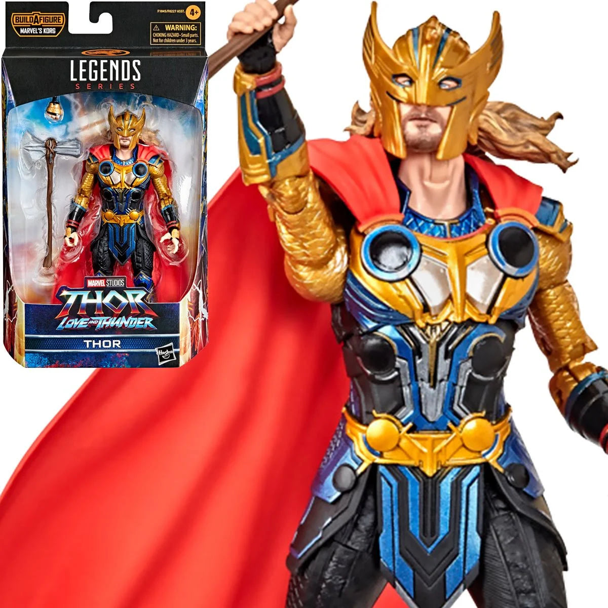 Thor Thor: Love and Thunder Marvel Legends 6-Inch Action Figure BAF Korg